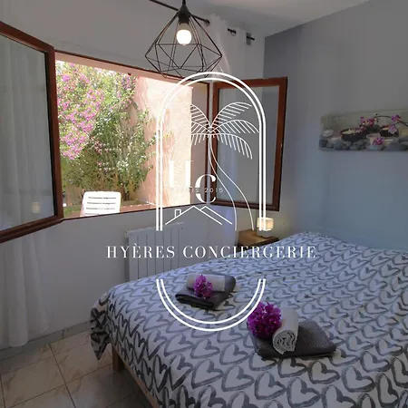 Apartament Rose De Sel 1 Plage A Pieds Bergerie Pk/terrasse Hyères