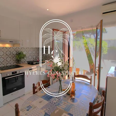 Rose De Sel 1 Plage A Pieds Bergerie Pk/terrasse * Hyeres